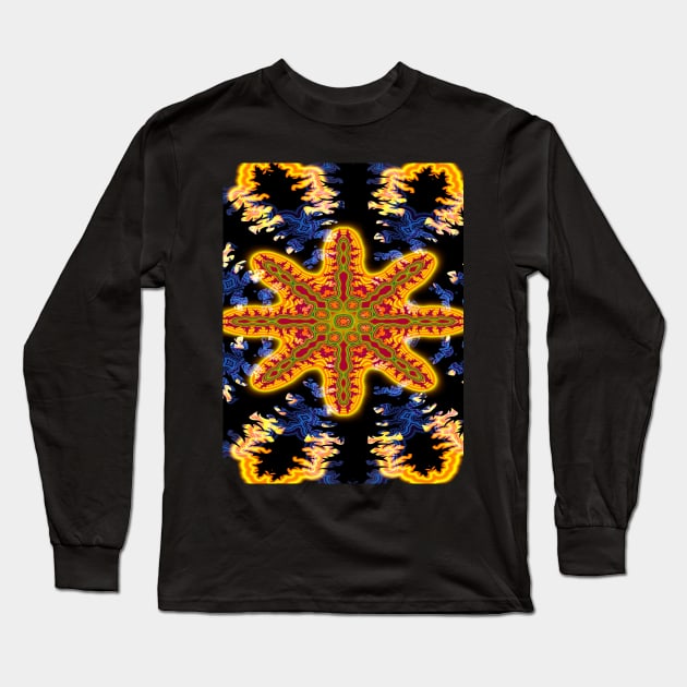 MANDALA #2 Long Sleeve T-Shirt by RickTurner